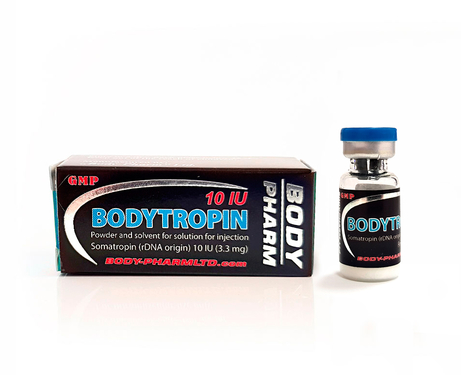 BodyPharm Bodytropin 10 IU 1 vial 10iu + 1 solvent 2ml
