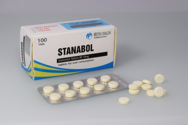 British Dragon Stanabol Tablets 100 tablets of 10mg in a 10 blisters