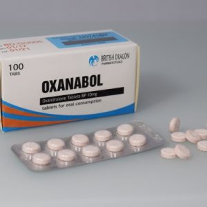 British Dragon Oxanabol Tablets 100 tablets of 10mg in a 10 blisters