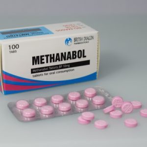 British Dragon Methanabol Tablets 100 tablets of 10mg in a 10 blisters