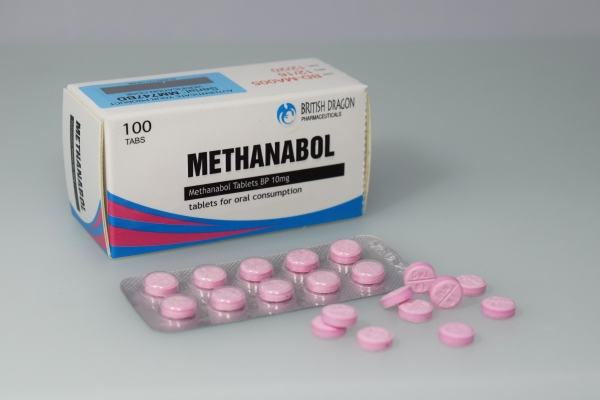 British Dragon Methanabol Tablets 100 tablets of 10mg in a 10 blisters