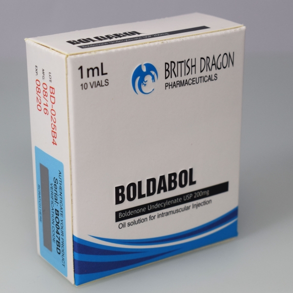 British Dragon Boldabol Inject 10 Glass Vials 1 mL (200mg/ml)