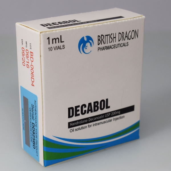 British Dragon Decabol Inject 10 Glass Vials 1 mL (200mg/ml)