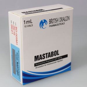 British Dragon Mastabol Inject 10 Glass Vials 1 mL (100mg/ml)