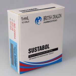 British Dragon Sustabol Inject 10 Glass Vials 1 mL (350mg/ml)