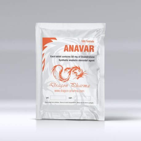 Dragon Pharma Anavar 50mg 100 Tabs (50mg/tab)