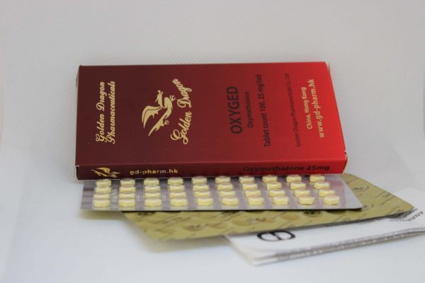 Golden Dragon Pharmaceuticals Oxiged 25 mg 100 tablets