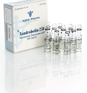 Alpha-Pharma Nandrobolin 250 10 ampoules of 1ml (250mg/ml) or one vial of 10ml (250mg/ml)