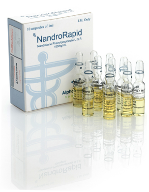 Alpha-Pharma NandroRapid 10 ampoules of 1ml (100mg/ml) or one vial of 10ml (100mg/ml)