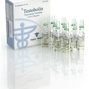 Alpha-Pharma Testobolin 10 ampoules of 1ml (250mg/ml) or one vial of 10ml (250mg/ml)