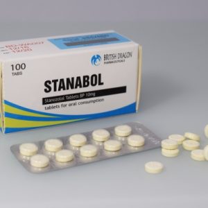 British Dragon Stanabol Tablets 100 tablets of 10mg in a 10 blisters