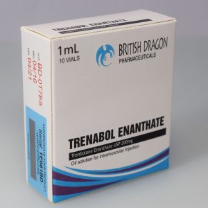British Dragon Trenabol Enanthate Inject 10 Glass Vials 1 mL (200mg/ml)