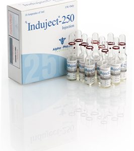 Alpha-Pharma Induject-250 10 ampoules of 1ml (250mg/ml) or one vial of 10ml (250mg/ml)
