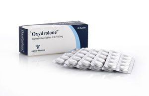 Alpha-Pharma Oxydrolone 50 tablets of 50mg per tablet