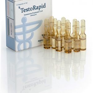Alpha-Pharma TestoRapid 10 ampoules of 1ml (100mg/ml) or one vial of 10ml (100mg/ml)